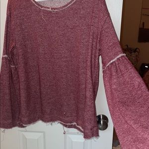 bell sleeve sweater